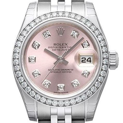 pink face diamond rolex|Rolex pink face diamond bezel.